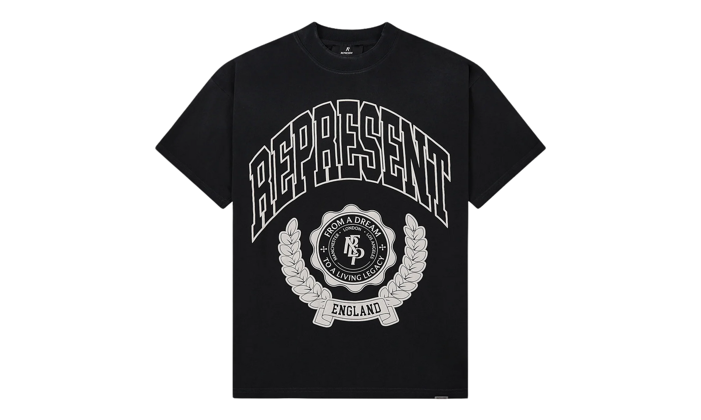 Legacy Crest Tee "Stained Black" MLM100170 04