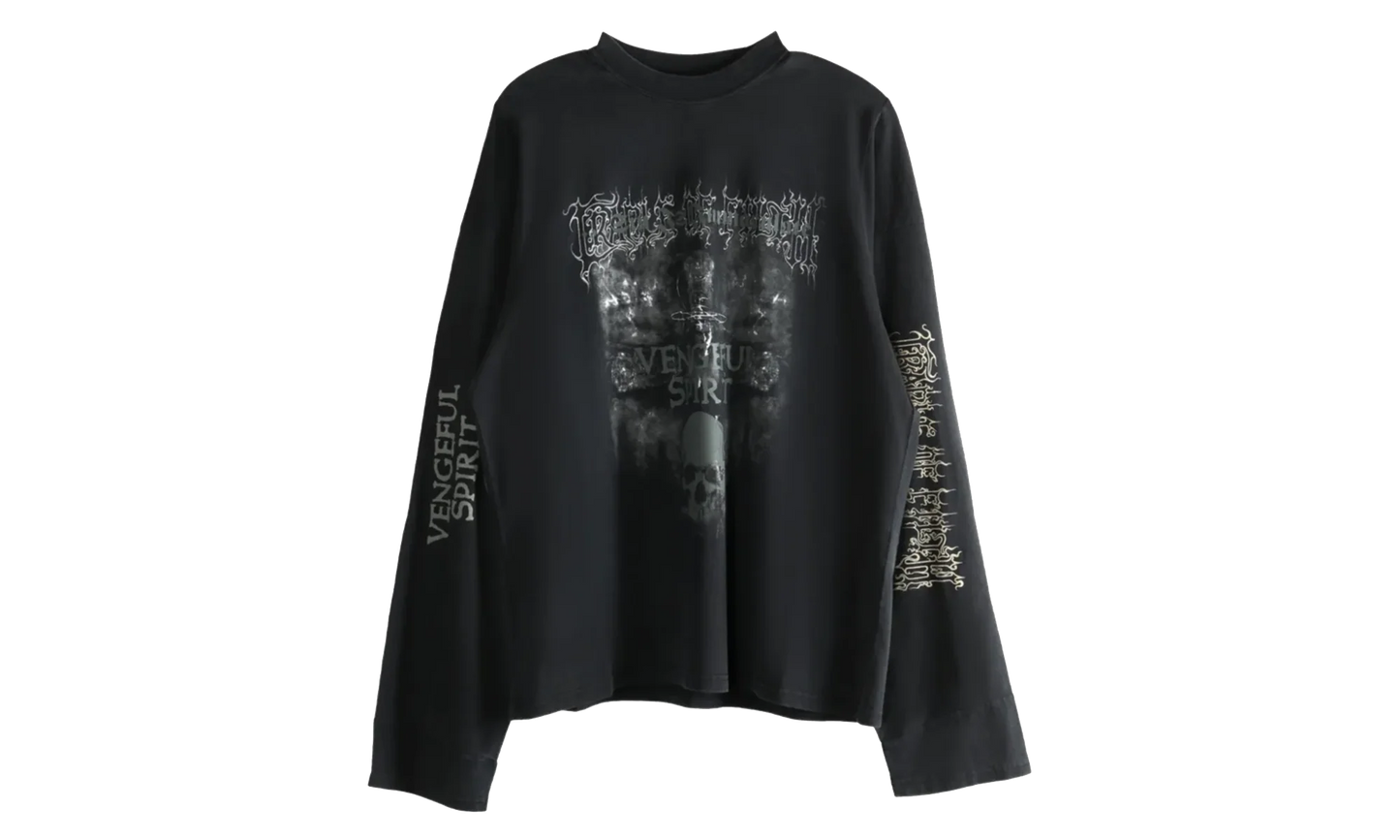 Spirit Cut-Up Long-Sleeve T-Shirt "Magnet" UCF76LS680M MAGN
