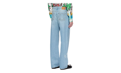 Graffiti Denim Jeans "Light Blue Vintage Wash" MS25 TR 274 01 LIGH