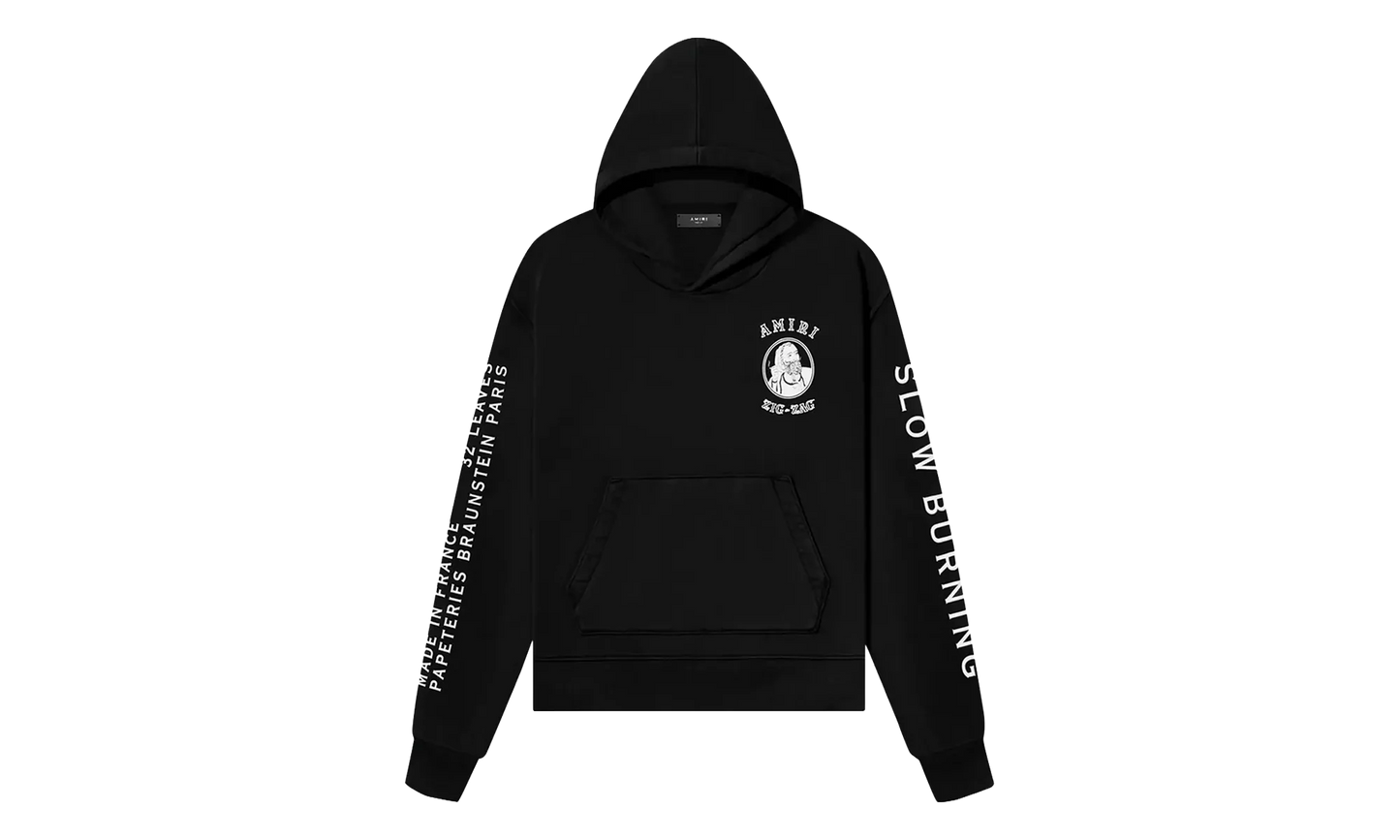 X ZIG ZAG HOODIE "Black" SS22MJL010
