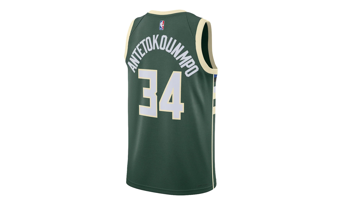 Milwaukee Bucks Icon Edition Dri-FIT NBA Swingman Jersey "Fir" DN2012 323