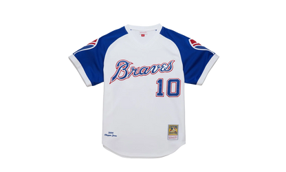 MLB Chipper Jones Alternate Jersey "2004 Atlanta Braves - Blue" AJY17188 ABR04CJOWHIT