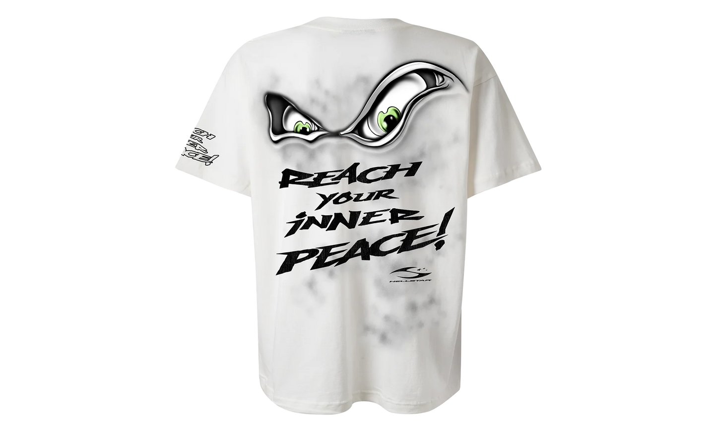 Reach Your Inner Peace Yoga T-Shirt "White" HSR255
