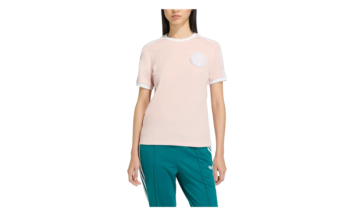 ORIGINALS LACE BRANDING SS TEE WMNS "Sandy Pink" KS6561