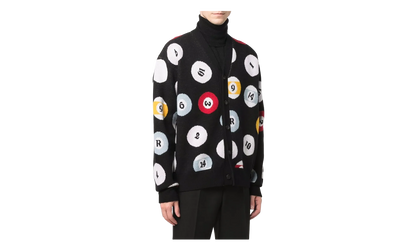 Pool Ball Cardigan "Black" MKC024 001