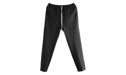 Drawstring Slim Long Pants "Black" RU01F2390 ZL 09