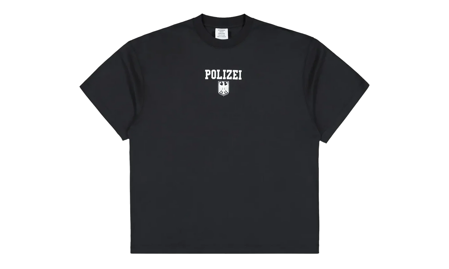 Polizei Regular T-Shirt "Washed Black" UH76TR300B WASH