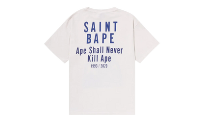 BAPE x Saint MXXXXXX Skull Tee "White" 1J23 109 902 WHITE