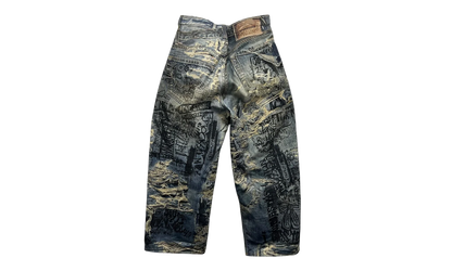 Super Baggy Fit Jeans - 2023 "Mid Blue" FN MN TROU001097
