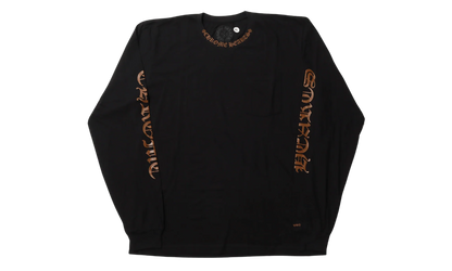 Neck Logo Long Sleeve Tee "Black / Brown" CHRM0908