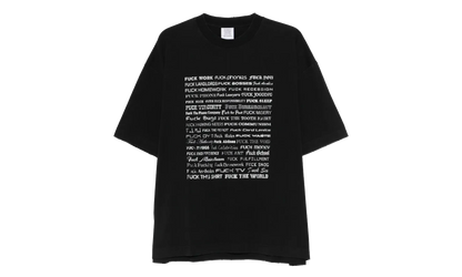 Fuck Everything T-Shirt "Washed Out Black" ME76TR212BX WASH