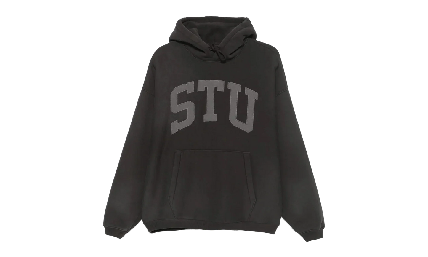 STU Applique Hoodie "BLACK" 118578 BLAC
