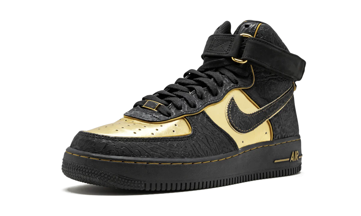 Air Force 1 Hi Supreme "Black / Gold" 345189 002