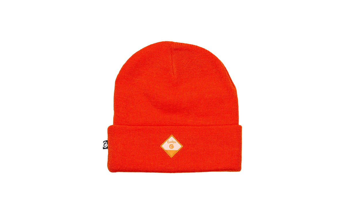 Botanical Knit Beanie Hat "Orange" 1545X4104 ORA