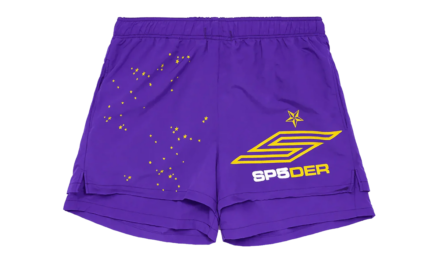 Pro Logo Shorts "Grape/ Yellow" SP5der329