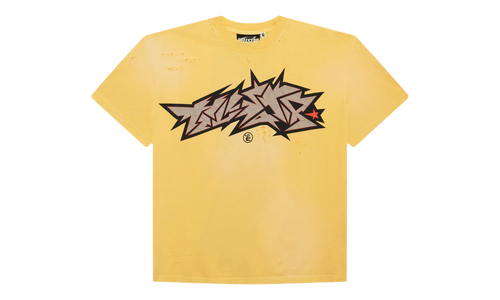 Crack Print Tee "Yellow" HSR205