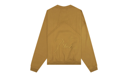 Embroidered Crewneck "Mustard" RHFW22SW050121210121
