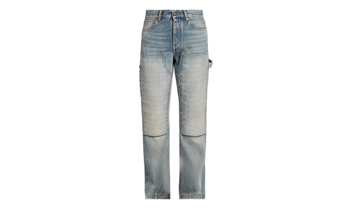 Debossed MA Quad Carpenter Jeans "Antique Indigo" AMDNGH1055 406