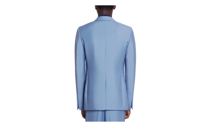 VIRGIN WOOL SINGLE-BREASTED JACKET "BLUE" RM JA0007 5858 P24 134