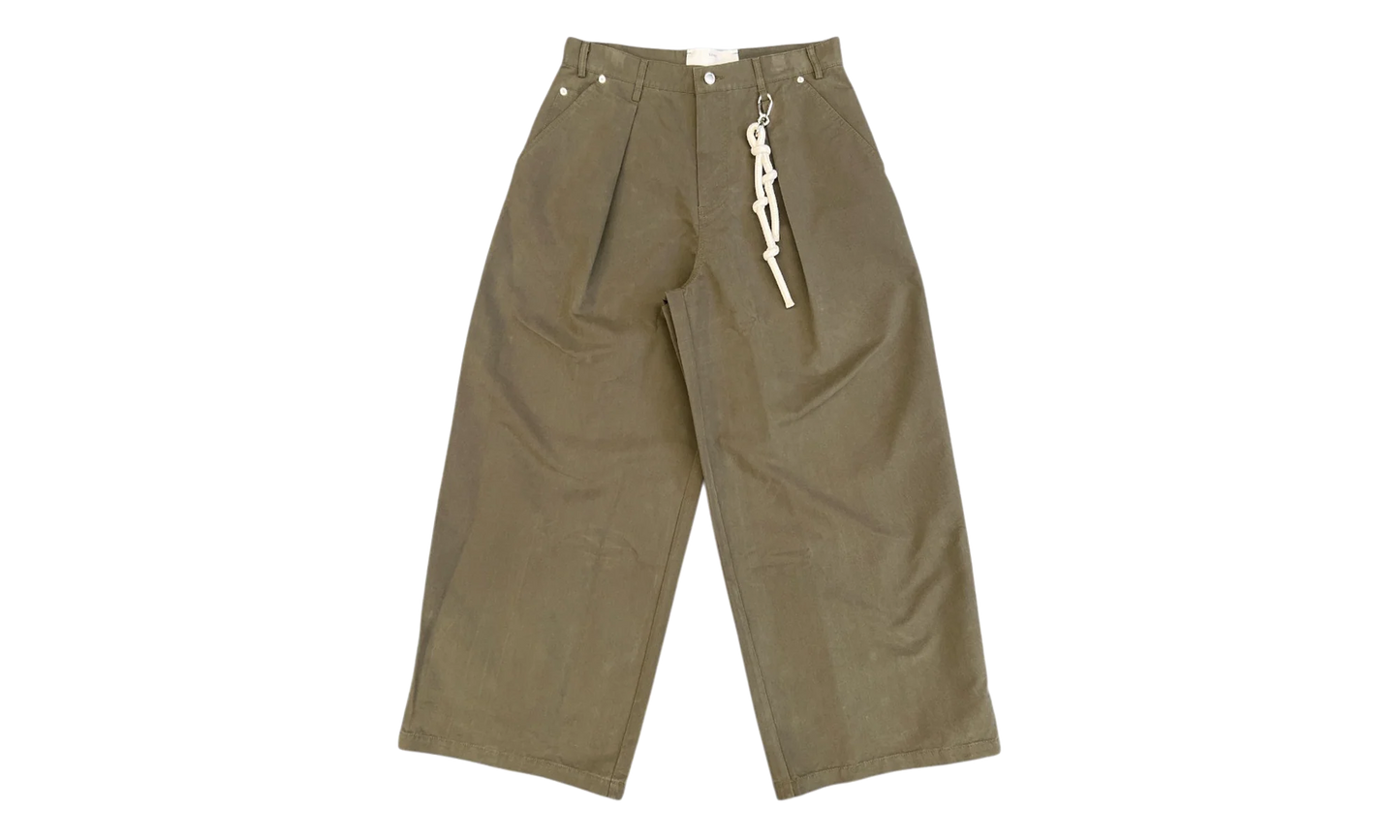 Super Baggy Pants "Cotton Tent - Army Green" 261 MPT103 TENTGRN