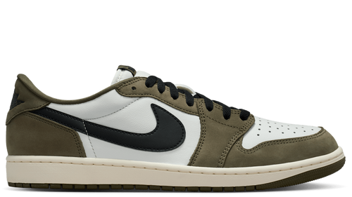 1 Retro Low Medium Olive Summit White Sail Black