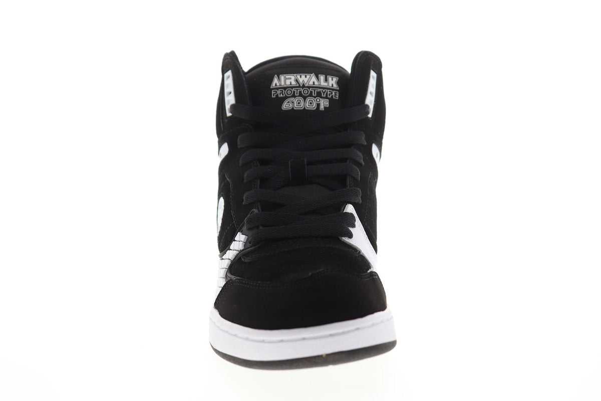 Airwalk Prototype 600 AW00226-002 Mens Black Suede Surf Skate Sneakers Shoes