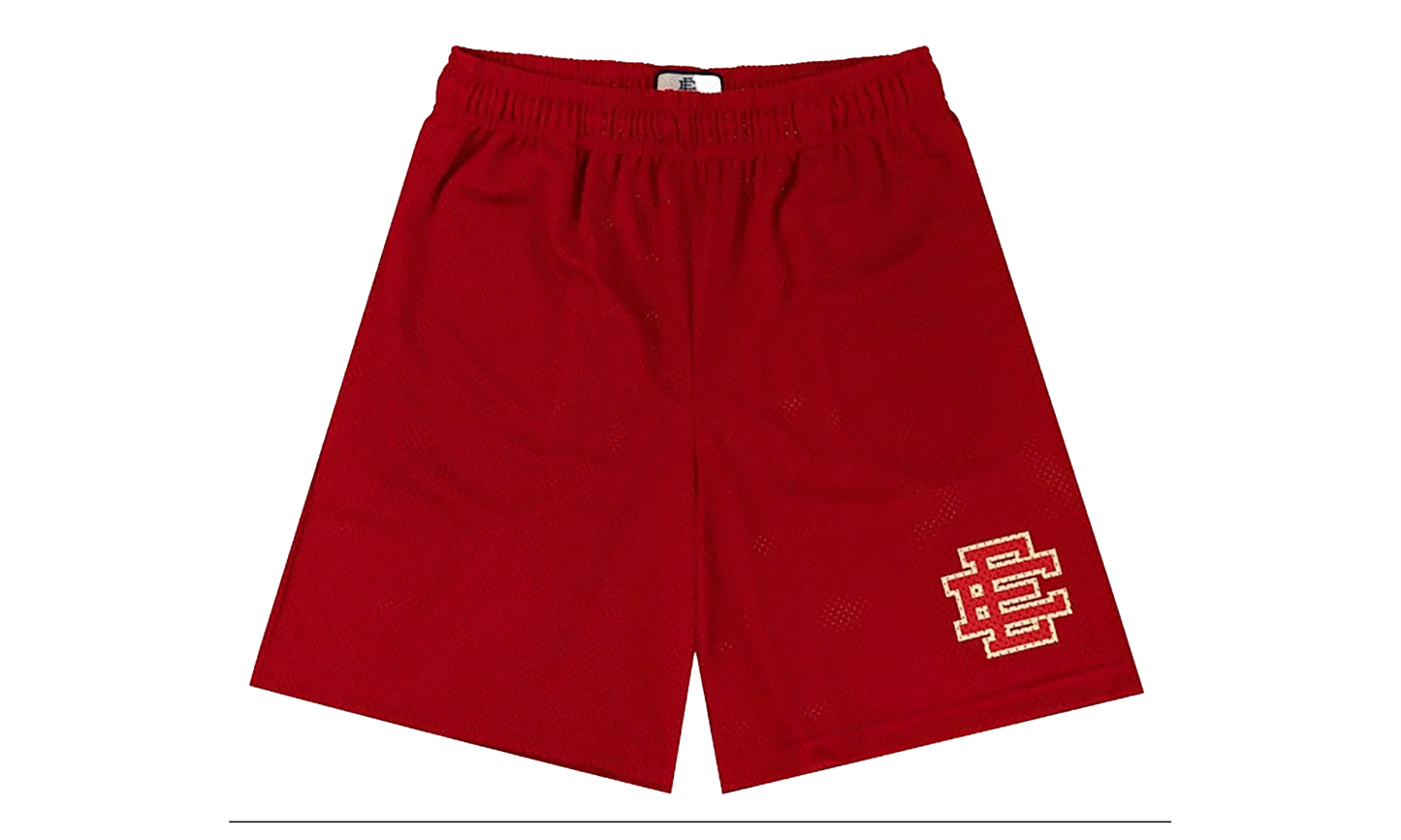 EE BAGGY SHORT "SS24 - Red/Red" EE476