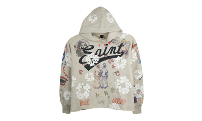 Graffiti Hooded Sweatshirt "Saint Michael - Multi" DT368