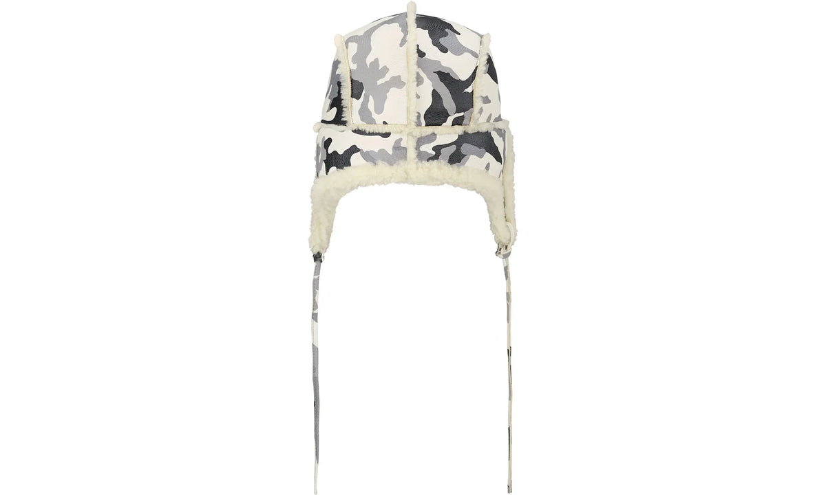 Shearling Lined Earflap Cap "FW25 - Snow Camo" SU26791
