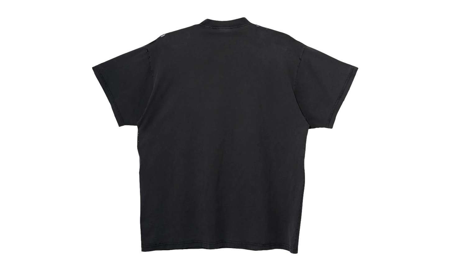 3B Liquefied Logo Short Sleeve Tee "Black" 787349 TRVS8 1013