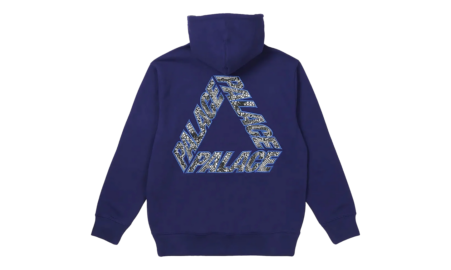 P-3 Snake Applique Hoodie "Navy" p0121