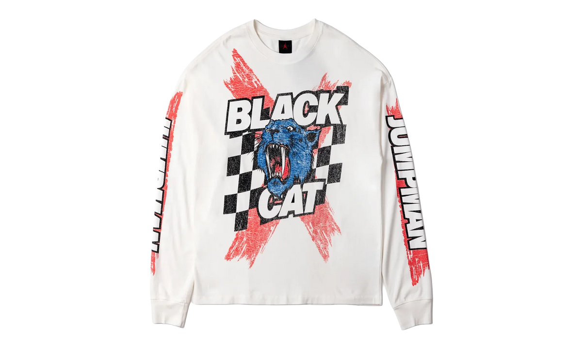 Jordan Black Cat LS Tee "Ivory" IO9586 160