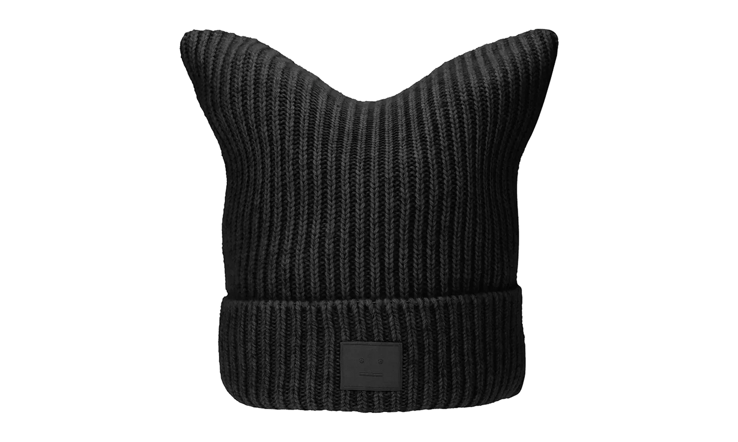 Face Logo Square Beanie "Black" C40426 900