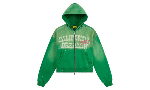 California Dreaming Full Zip Hoodie "Green" DSM S26 015