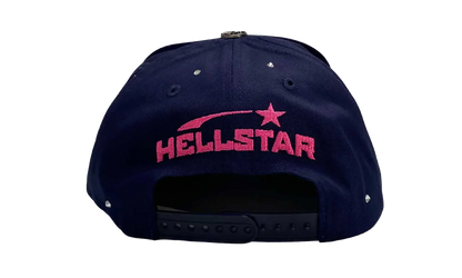 OG Logo Rhinestone Snapback Hat "Navy / Pink" HSR101