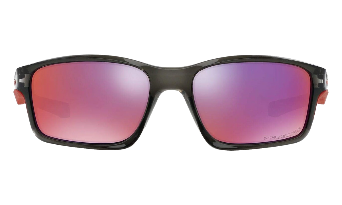 Chainlink Polarized Sunglasses "Grey Smoke / Red Iridium Polarized" OO9247 10