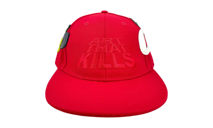 ATK G Patch Fitted Hat "Red" GD123