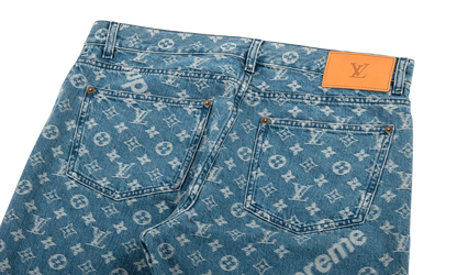 Monogram Regular Jeans "Louis Vuitton X Supreme" 1A3FA0