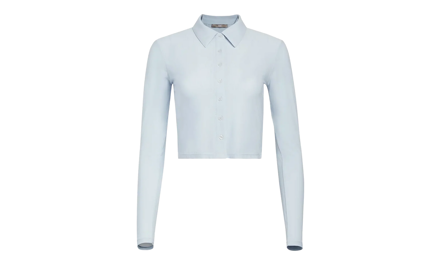 Tori Pointelle Button Up WMNS "Light Blue" KHW030248 469