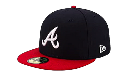 59FIFTY Atlanta Braves Fitted Cap "Navy / Red" 70361069