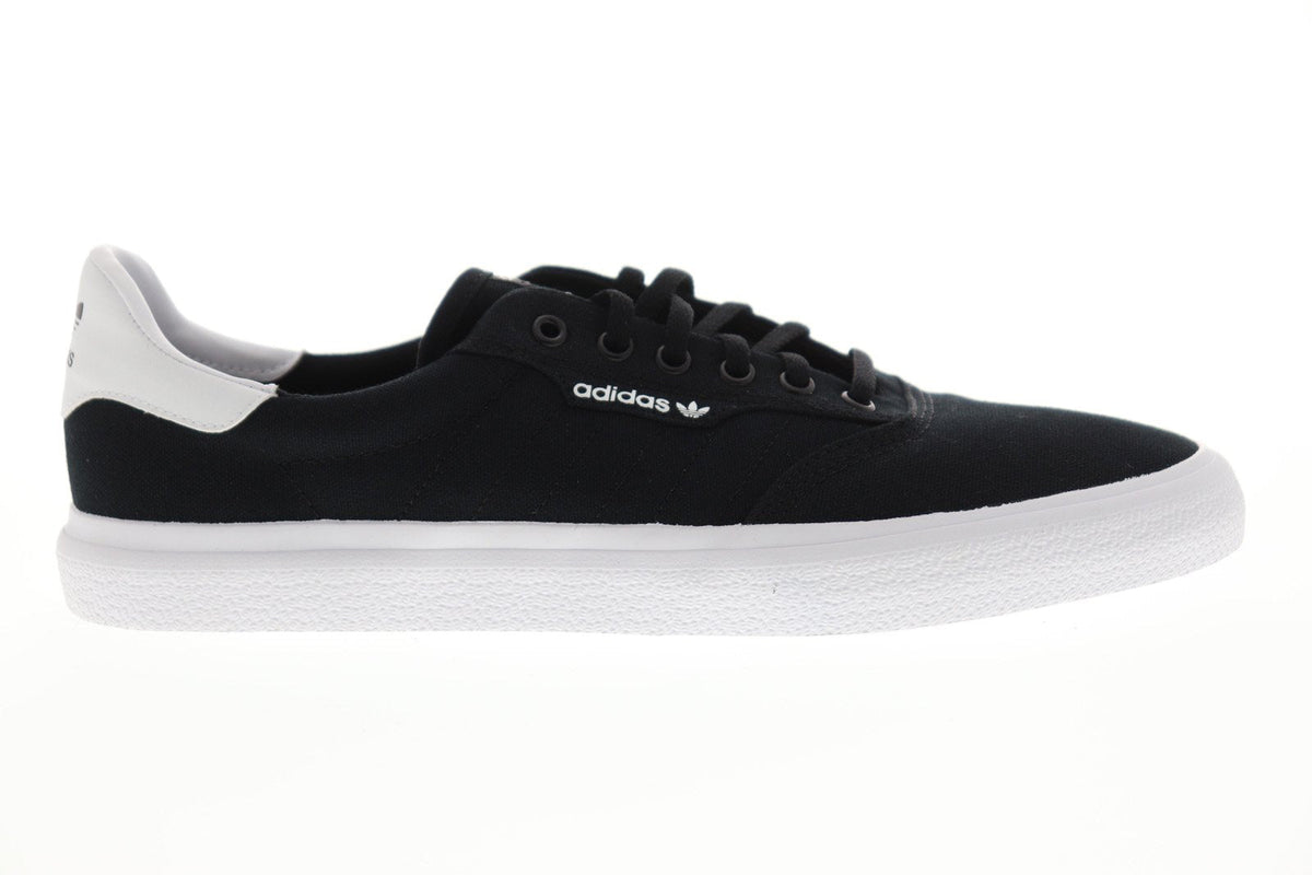 3MC Vulc B22706 Mens Black Canvas Casual Low Top Lifestyle Sneakers Shoes