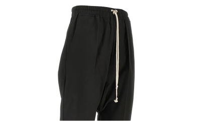Drawstring Cropped Pants "Black" RU01F2381 P 09