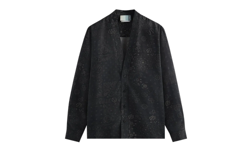 Cupro Linen Sullivan Gi Shirt "BLACK" KHM031102 001