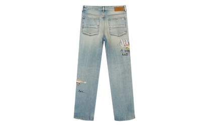 Chateau MX1 Straight Flare Jeans "Aged Indigo" AMBMJE1065 921