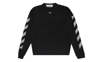 Arrow Knit Crewneck "Black" OMHE023R21KNI0011041