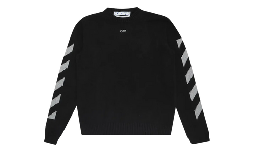 Arrow Knit Crewneck "Black" OMHE023R21KNI0011041