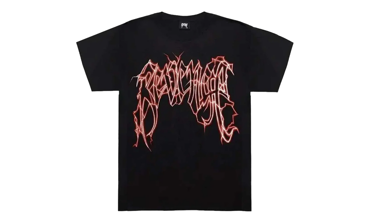 Lightning Arch Logo T-Shirt "Black / Red" 04D102FA