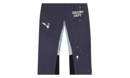 Painted Flare Sweatpants "Navy" GD030
