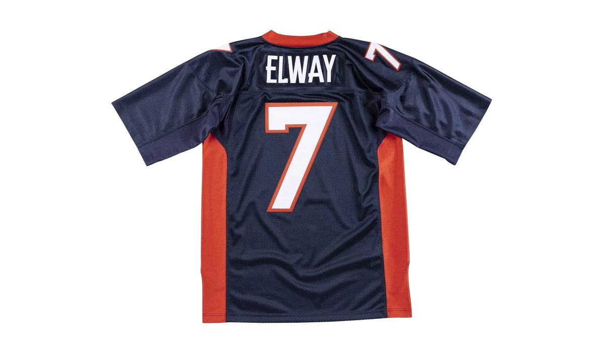 NFL John Elway Authentic Jersey "1997 Denver Broncos - Navy" AJY6CP18024 DBRNAVY97JEL