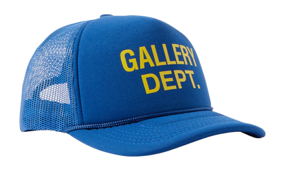 Logo Print Trucker Cap "Blue" GD077